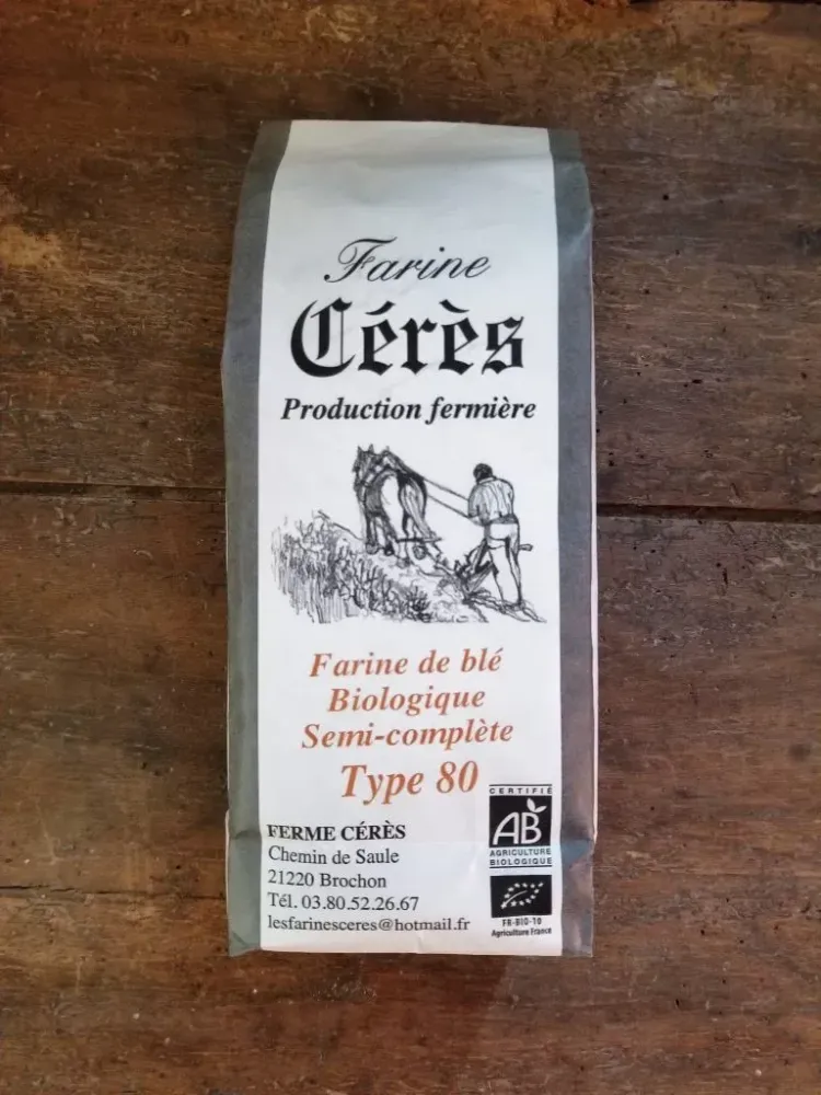 Farine de blé – Semi complète – T80
