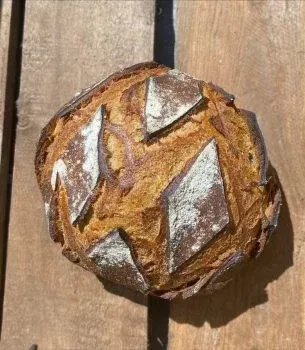 Le pain complet biologique au levain
